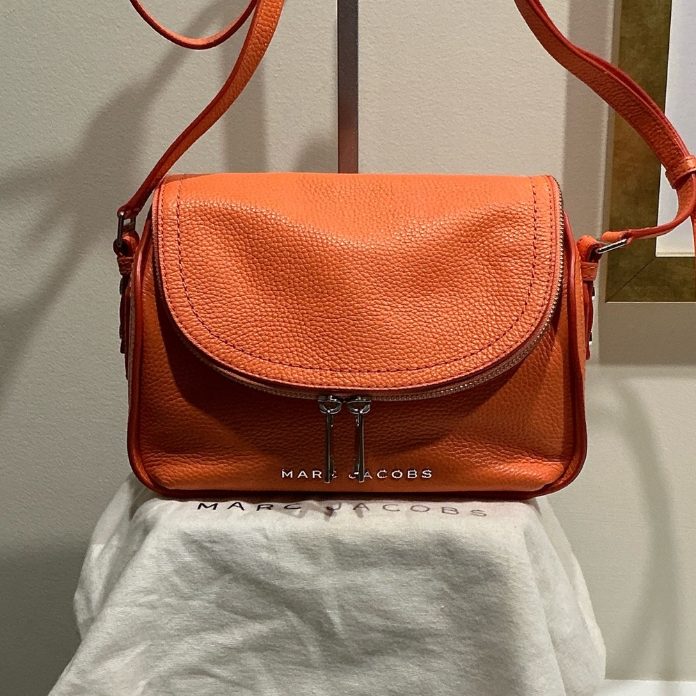 Marc Jacobs Vibrant Orange Crossbody Bag